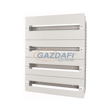 EATON 119307 Xboard+ acél előlap kombináció (DIN-sín, MSW-vel), 4 modulos