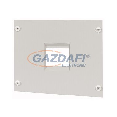 EATON 177327 Xboard+ függ. 1xNZM3 előlap 600/400 (szürke), BPZ-FP/S-NZM3-XDV-600-MV