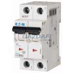   EATON 286577 Kismegszakító, 6kA 2 pólus 10A, D karakterisztika, PL6-D10/2