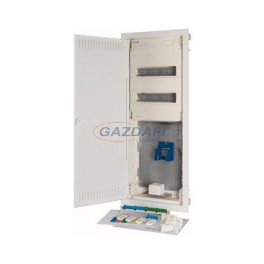 EATON 302426 Süllyesztett kiselosztó, IP30, HIBRID 2sor, feszítőrugós, lapos ajtó