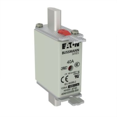 EATON 40NHG000B NH-betét 40A, DIN 000 méret, 500V AC, gG/gL