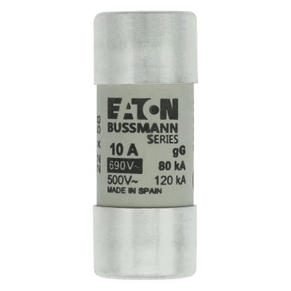 EATON C22G10 Hengeres betét 22x58mm, 690V AC, gG