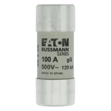 EATON C22G100 Hengeres betét 22x58mm, 500V AC, gG