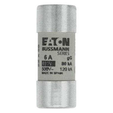 EATON C22G6 Hengeres betét 22x58mm, 690V AC, gG