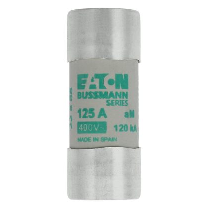 EATON C22M125 Hengeres betét 22x58mm, 400V AC, aM