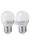 EGLO 10777 LED-es fényforrás E27 G45 4W 3000K 2db-os szett