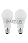 EGLO 11543 LED-es fényforrás E27 A60 2x5,5W 3000K 2db-os szett