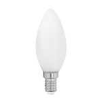   EGLO 11602 LED fényforrás E14 1x4W 470Lm 2700K gyertya filament milky