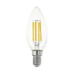   EGLO 12541 LED fényforrás E14 C35 6W 2700K 806Lm átlátszó