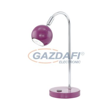 EGLO 13498 SS LED-es asztali GU10 2,5W króm/lila Sancho 1