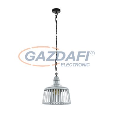 EGLO 33025 Függeszték E27 1x60W ezüst Wraxall1