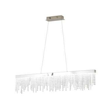 EGLO 39284 LED függelék 32W 115x9cm króm/kristály Antelao