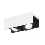 EGLO 39316 LED mennyezeti 2x5,4W fehér/fekete Vidago