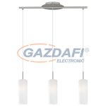   EGLO 75252 LED függeszték E27 RGB 3x7W matt nikkel/fehér Elluno-C