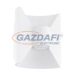   EGLO 93367 Kültéri LED fali 2x2,5W 360lm 16*17,5*12,5cm alumínium öntvény fehér IP44 Redondo