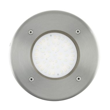 EGLO 93482 Kültéri LED talajba építhető 1x2,5W 180lm kerek d:10,2cm nemesacél, átlátszó üveg IP65 Lamedo