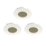 EGLO 95857 LED beépíthető 3x6W 8,4cm fehér Pineda