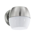   EGLO 95982 LED-es kültéri fali 11W IP44 nemesacél/fehér Oncala