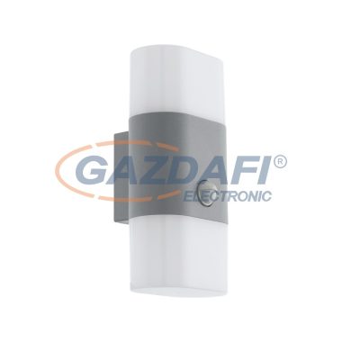 EGLO 97313 Kültéri LED fali 2x6W szenzor ezüst Favria1