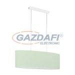   EGLO 97379 függeszték E27 2x60W 75cm fehér/világoszöld Pasteri-P