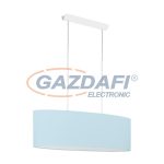   EGLO 97387 függeszték E27 2x60W 75cm fehér/világoskék Pasteri-P