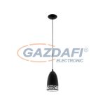 EGLO 97443 függeszték E27 60W 16cm fekete Savignano