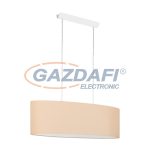   EGLO 97563 függeszték E27 2x60W 75cm fehér/barack Pasteri-P