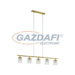   EGLO 97723 függeszték G9 LED 5x3W arany/kristály Pyton Gold