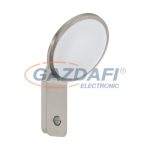   EGLO 98128 kültéri LED fali lámpa 11W mozgásérzékelős nemesacél/fehér Cicerone