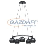 EGLO 98455 Függeszték E14 5x40W fekete Cantallops