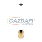 EGLO 98581 függeszték E27 1x40W fekete/borostyán Cadaques