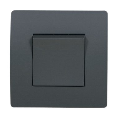 ELMARK 38073 BASIC TG115 1 BUTTON CROSS WAY kapcsoló GRAPHITE