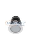 ELMARK 92120LED4W/W "GL120E" süllyesztett mélysugárzó szett LED rúddal, E27, 1x9W, 230V, 750lm, 4000K, fehér, IP44, d=140mm, A++ - A