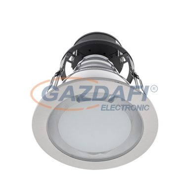 ELMARK 92120LED6W/TCH "GL120E" süllyesztett mélysugárzó szett LED rúddal, E27, 1x9W, 230V, 750lm, 4000K, szatén nikkel, IP44, d=190mm, A++ - A