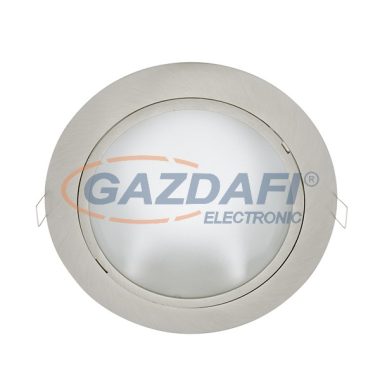 ELMARK 92201LEDW/SN "GL201E" süllyesztett mélysugárzó szett két LED rúddal, E27, 2x9W, 230V, 2x750lm, 4000K, szatén nikkel, IP44, d=226mm, A++ - A, 30000h