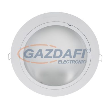 ELMARK 92201LEDW/W "GL201E" süllyesztett mélysugárzó szett két LED rúddal, E27, 2x9W, 230V, 2x750lm, 4000K, fehér, IP44, d=226mm, A++ - A, 30000h