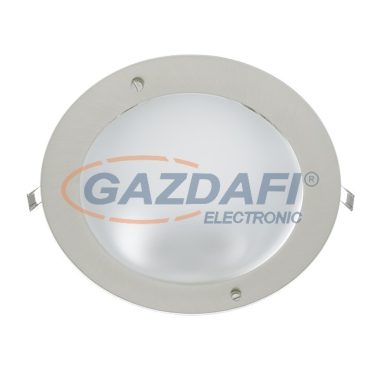 ELMARK 92203LEDW/SN "GL203E" süllyesztett mélysugárzó szett két LED rúddal, E27, 2x9W, 230V, 2x750lm, 4000K, szatén nikkel, IP44, d=235mm, A++ - A, 30000h