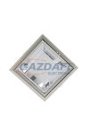 ELMARK 92204LEDWW/SN "GL204E" süllyesztett mélysugárzó szett két LED rúddal, E27, 2x9W, 230V, 2x750lm, 2700K, szatén nikkel, IP44, d=230mm, A++ - A, 30000h