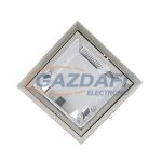   ELMARK 92204LEDWW/SN "GL204E" süllyesztett mélysugárzó szett két LED rúddal, E27, 2x9W, 230V, 2x750lm, 2700K, szatén nikkel, IP44, d=230mm, A++ - A, 30000h