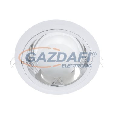 ELMARK 92205LEDW/W "GL205E" süllyesztett mélysugárzó szett két LED rúddal, E27, 2x9W, 230V, 2x750lm, 4000K, fehér, IP44, d=225mm, A++ - A, 30000h