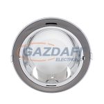   ELMARK 92206LEDW/GH "GL206E" süllyesztett mélysugárzó szett két LED rúddal, E27, 2x9W, 230V, 2x750lm, 4000K, grafit/króm, IP44, d=225mm, A++ - A, 30000h