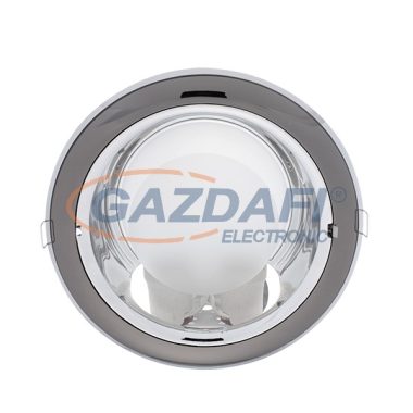 ELMARK 92206LEDW/GH "GL206E" süllyesztett mélysugárzó szett két LED rúddal, E27, 2x9W, 230V, 2x750lm, 4000K, grafit/króm, IP44, d=225mm, A++ - A, 30000h