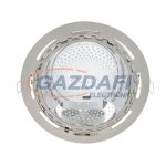   ELMARK 92210LEDW/SN "GL210E" süllyesztett mélysugárzó szett két LED rúddal, E27, 2x9W, 230V, 2x750lm, 4000K, szatén nikkel, IP44, d=228mm, A++ - A, 30000h