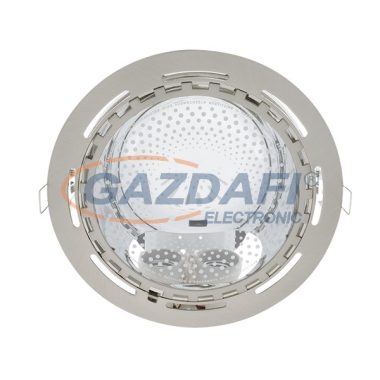 ELMARK 92210LEDW/SN "GL210E" süllyesztett mélysugárzó szett két LED rúddal, E27, 2x9W, 230V, 2x750lm, 4000K, szatén nikkel, IP44, d=228mm, A++ - A, 30000h