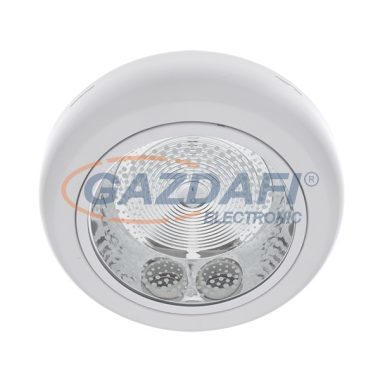 ELMARK 92213LEDW/W "GL213E" süllyesztett mélysugárzó szett két LED rúddal, E27, 2x9W, 230V, 2x750lm, 4000K, fehér, IP44, d=266mm, A++ - A, 30000h