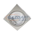   ELMARK 92214LEDWW/SN "GL214E" süllyesztett mélysugárzó szett két LED rúddal, E27, 2x9W, 230V, 2x750lm, 2700K, szatén nikkel, IP44, d=240mm, A++ - A, 30000h