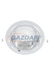 ELMARK 9299210P/W "GL210" süllyesztett kerek mélysugárzó, fix, átlátszó, G24q, 2x26W, 230V, fehér, 228x110x210mm, A++-C