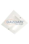 ELMARK 9299211P/W "GL211" süllyesztett szögletes mélysugárzó, fix, tejüveg, G24q, 2x26W, 230V, fehér, 230x110x210mm, A++-C