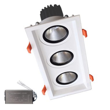 ELMARK 92DL81F4530/WHE LED mélysugárzó 3X15W 230V 3000K fehér vészvilágító modullal