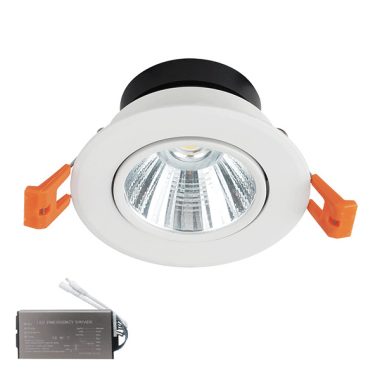 ELMARK 92DLTS2040/WHE LED mélysugárzó 20W 230V 4000K fehér IP44 vészvilágító modullal